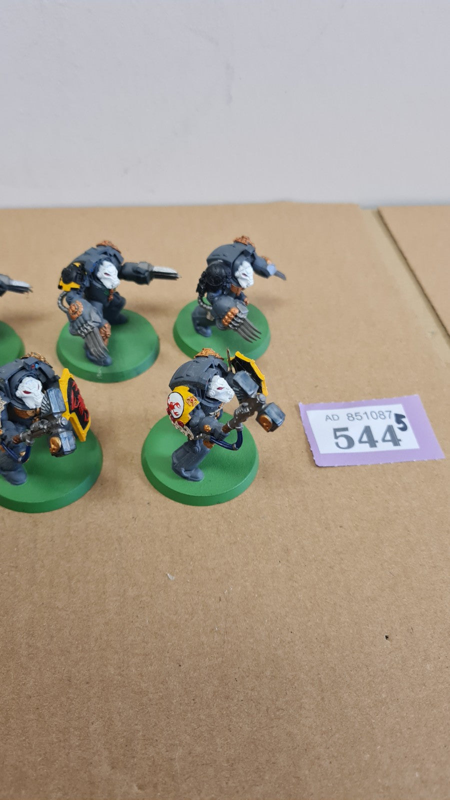 Warhammer 40k Space Marine Terminators With Red Scorpion Shoulder Pads