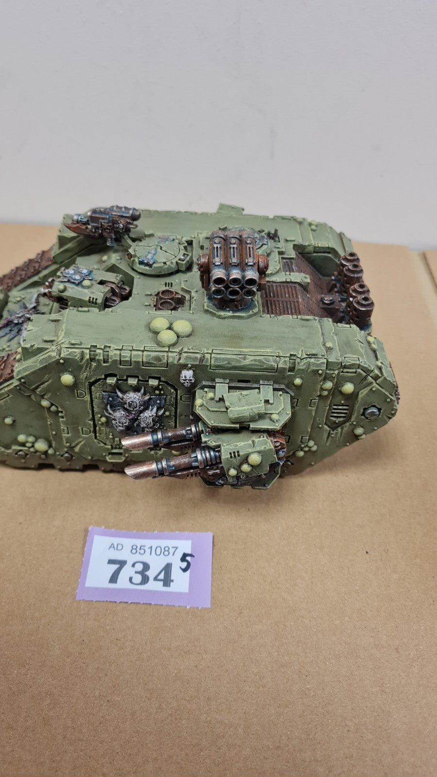 Warhammer 40k Death Guard Land Raider With Forgeworld Doors Well Painted