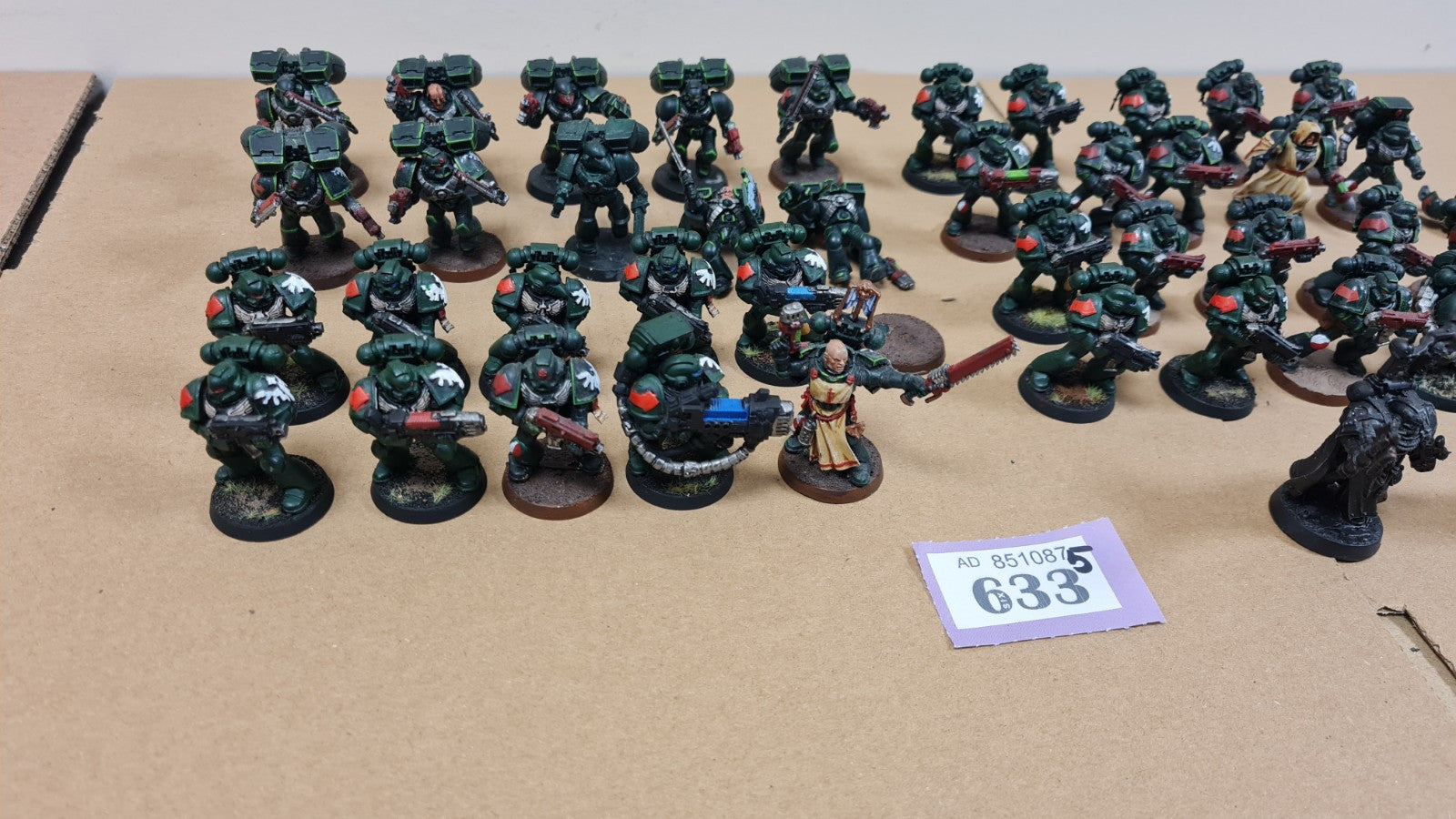 Warhammer 40k Space Marine Dark Angel Army