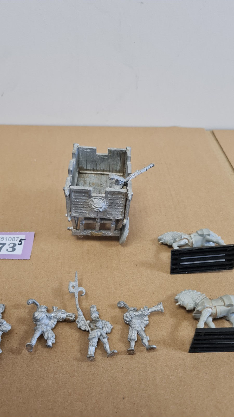 Warhammer Fantasy Empire War Wagon Metal Missing Incomplete