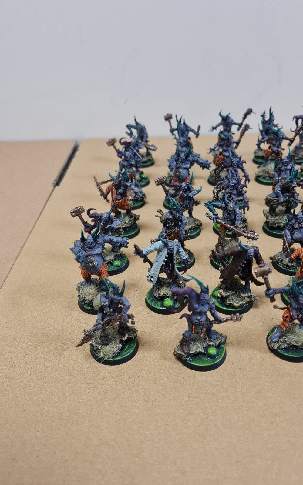 Warhammer 40k Death Guard Pox Walkers X 40 Nicely Painted