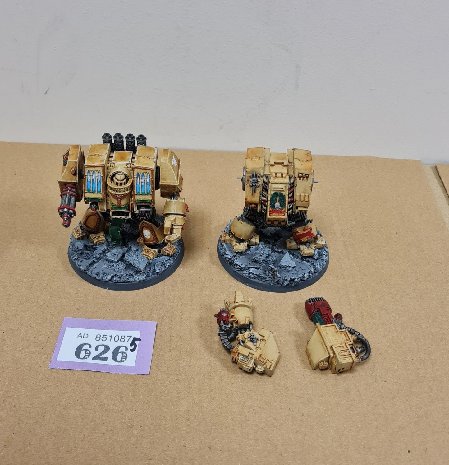 Warhammer 40k Space Marine Dark Angel Dreadnoughts X 2