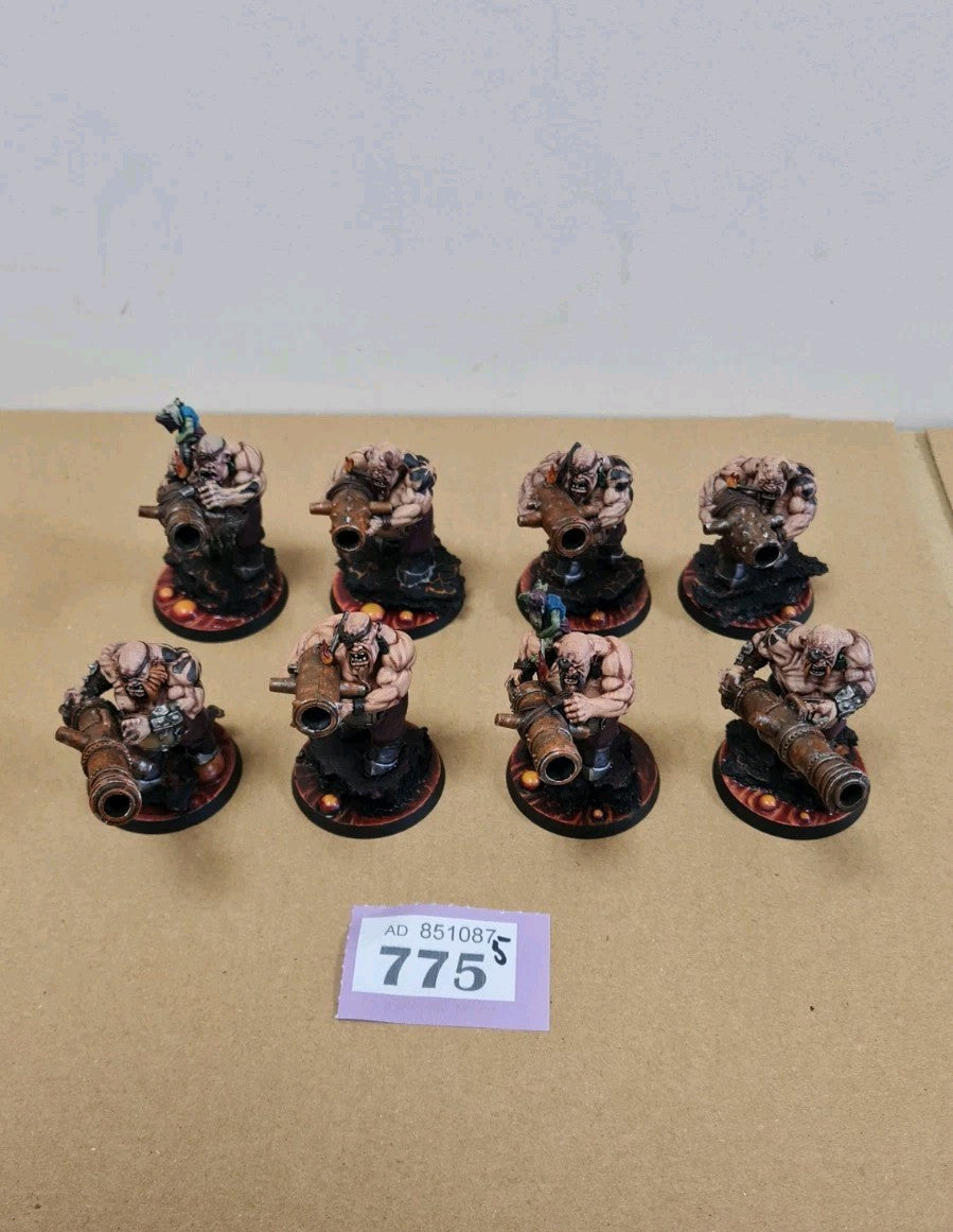 Warhammer Aos Ogor Mawtribe Leadbelchers X 8 Well Painted