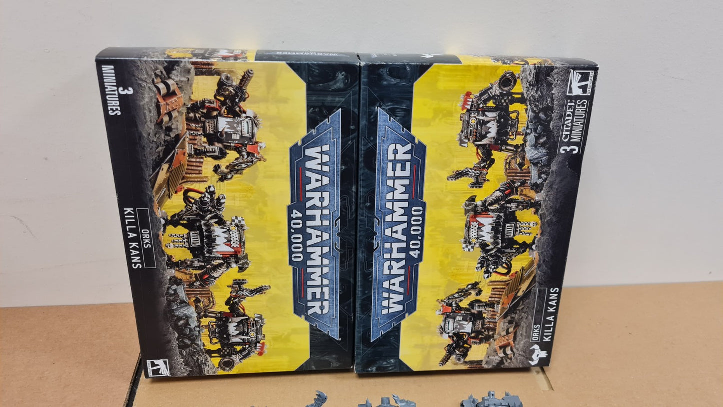 Warhammer 40k Ork Killa kans X 6