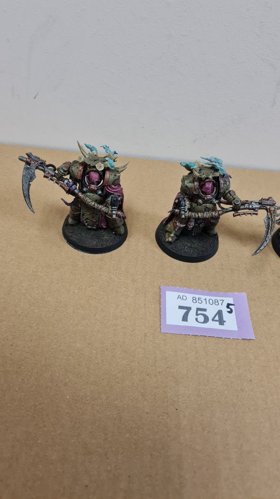 Warhammer 40k Deathguard Deathshroud Terminators Well Painted