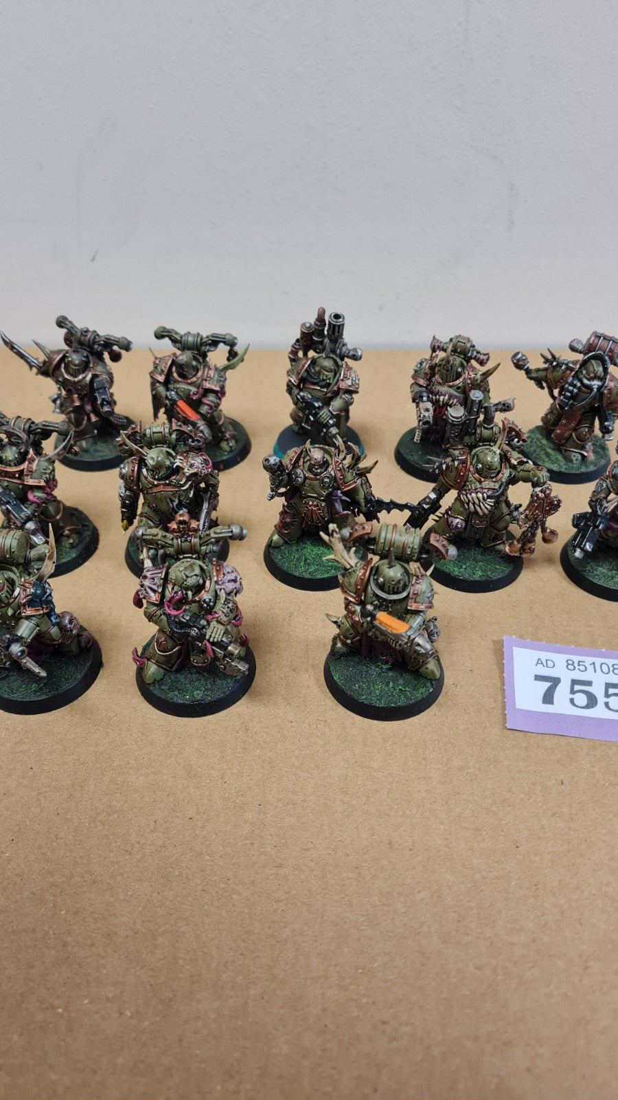 Warhammer 40k Death Guard Plague Marines X 13 Well Painted