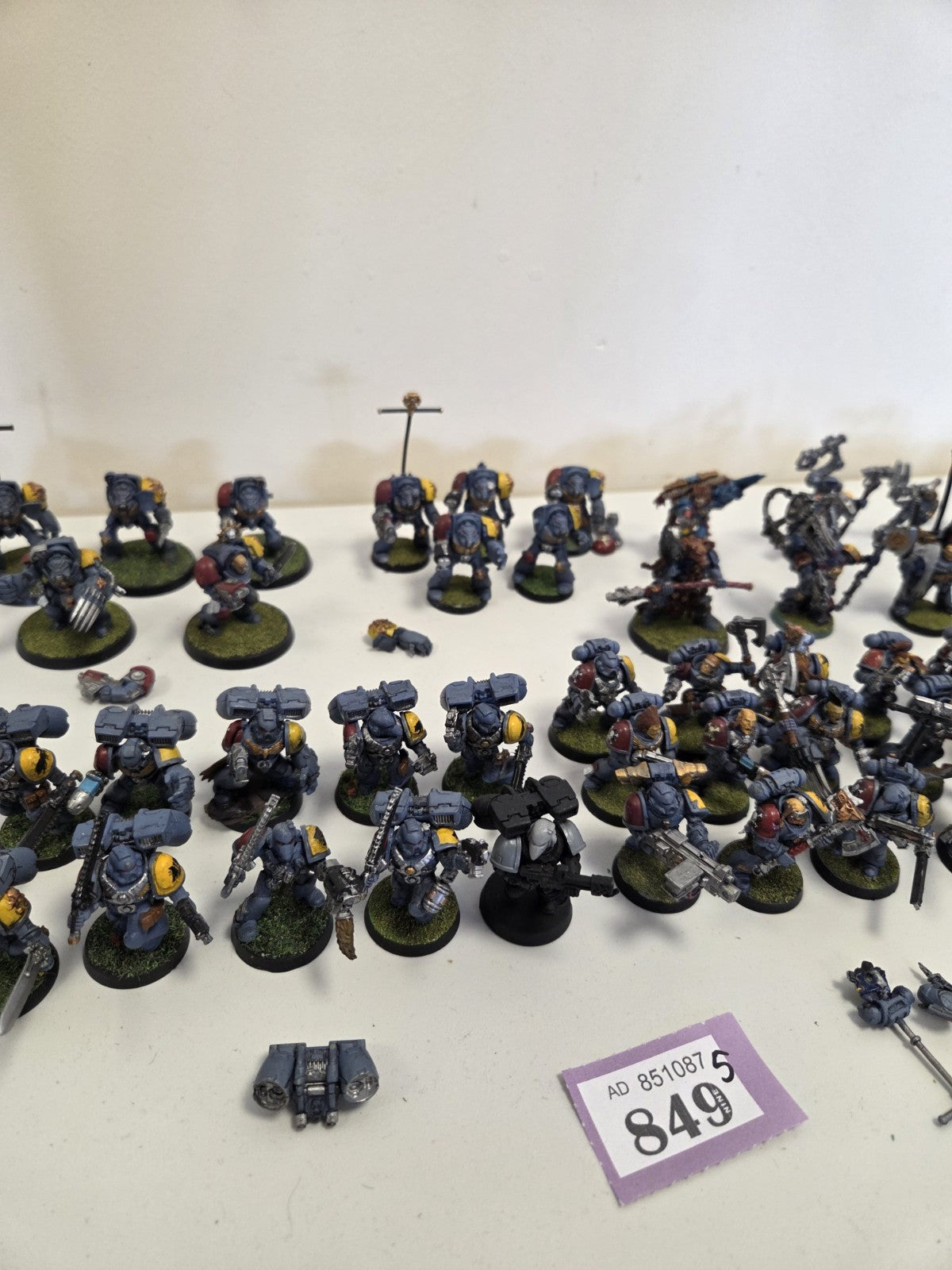 Warhammer 40k Space Marine Space Wolf Army  Lots Of Metals