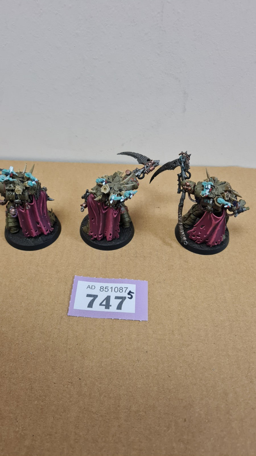 Warhammer 40k Deathguard Deathshroud Terminators Well Painted