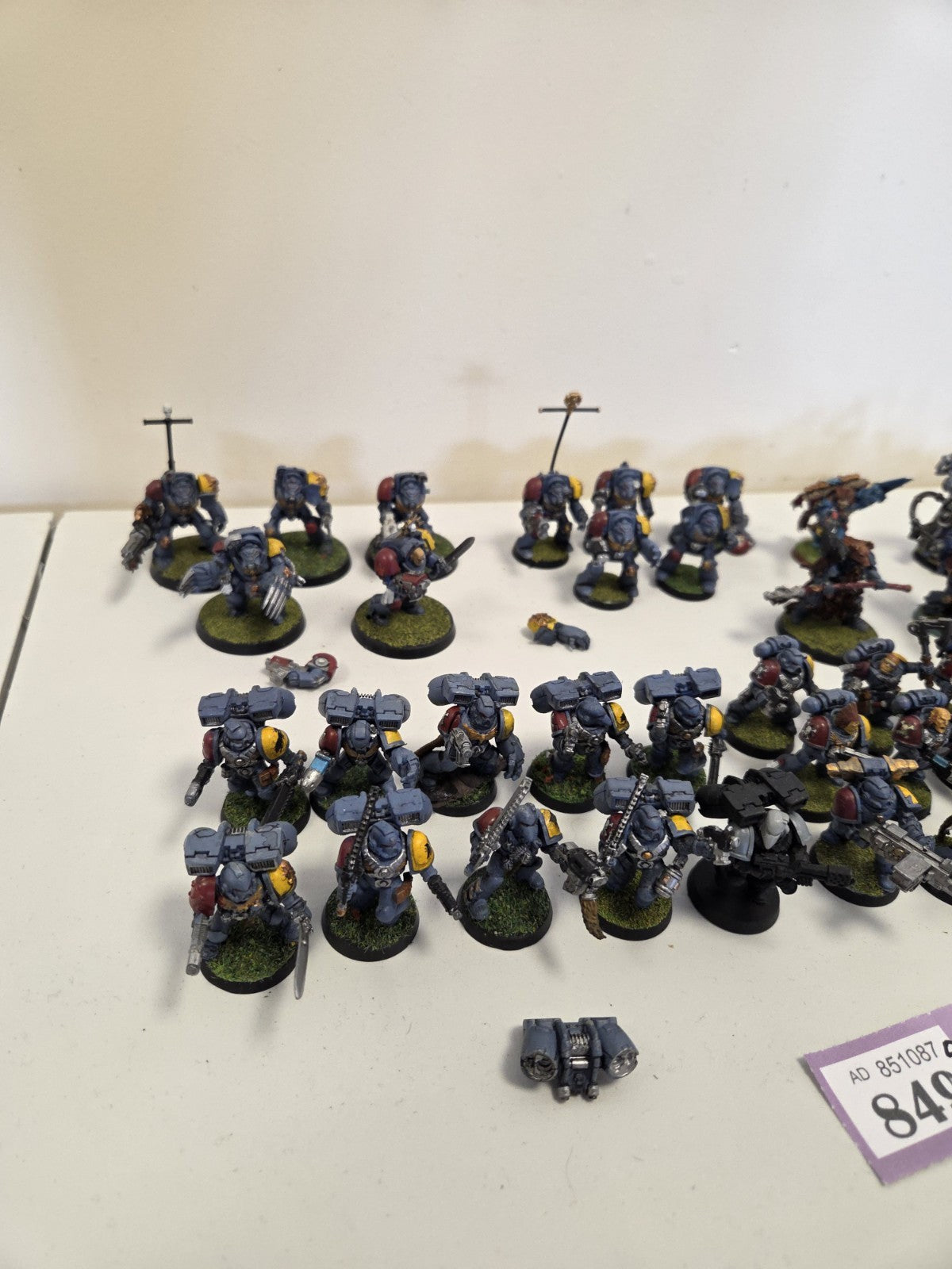 Warhammer 40k Space Marine Space Wolf Army  Lots Of Metals