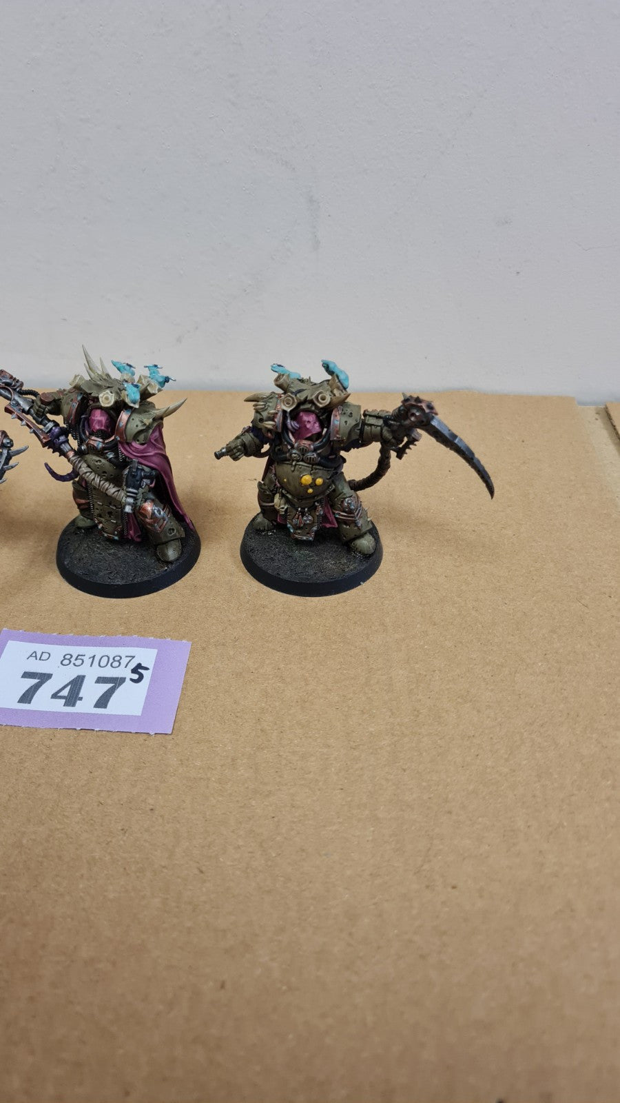 Warhammer 40k Deathguard Deathshroud Terminators Well Painted