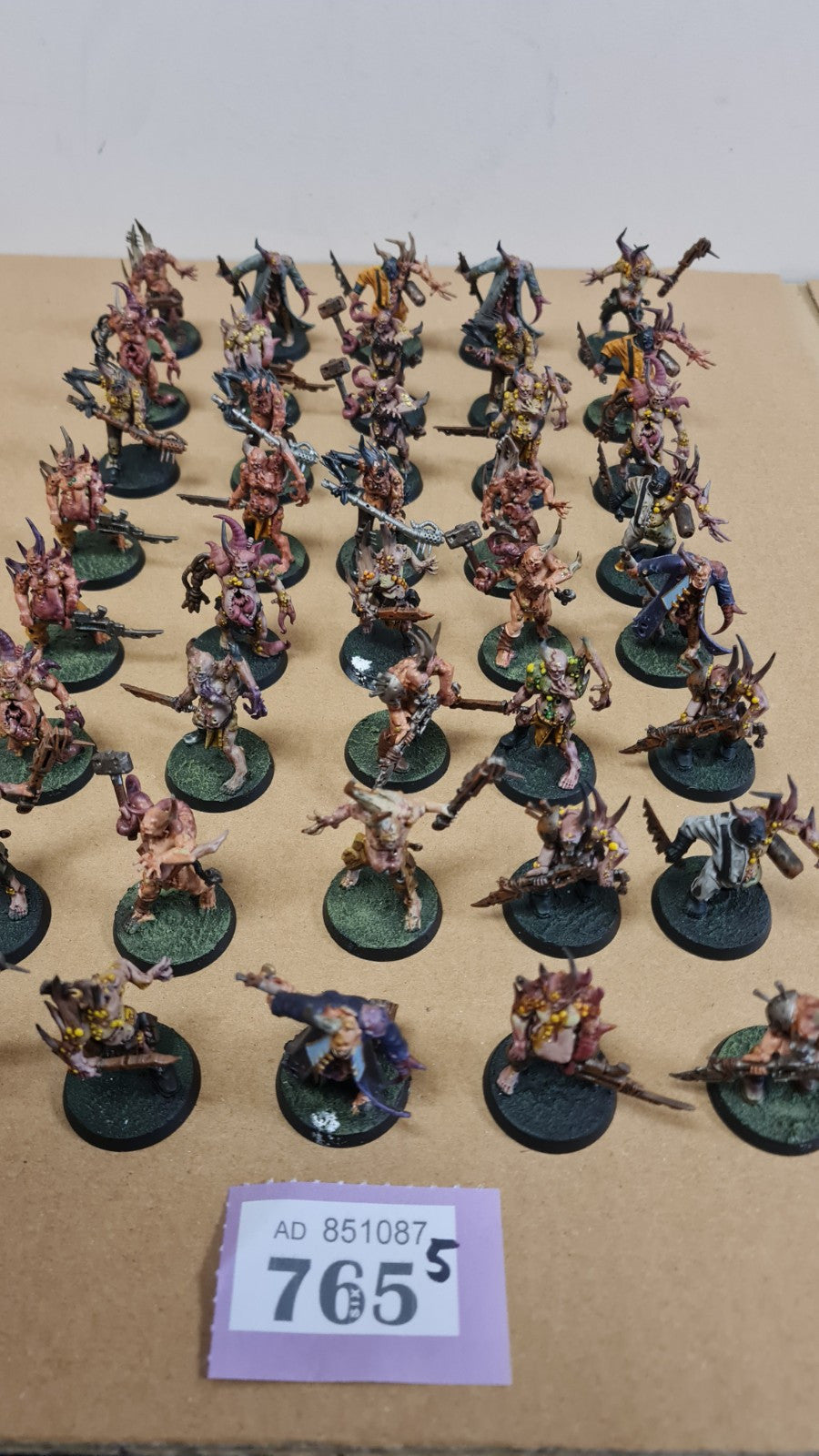 Warhammer 40k Death Guard Pox Walkers X 40 Nicely Painted