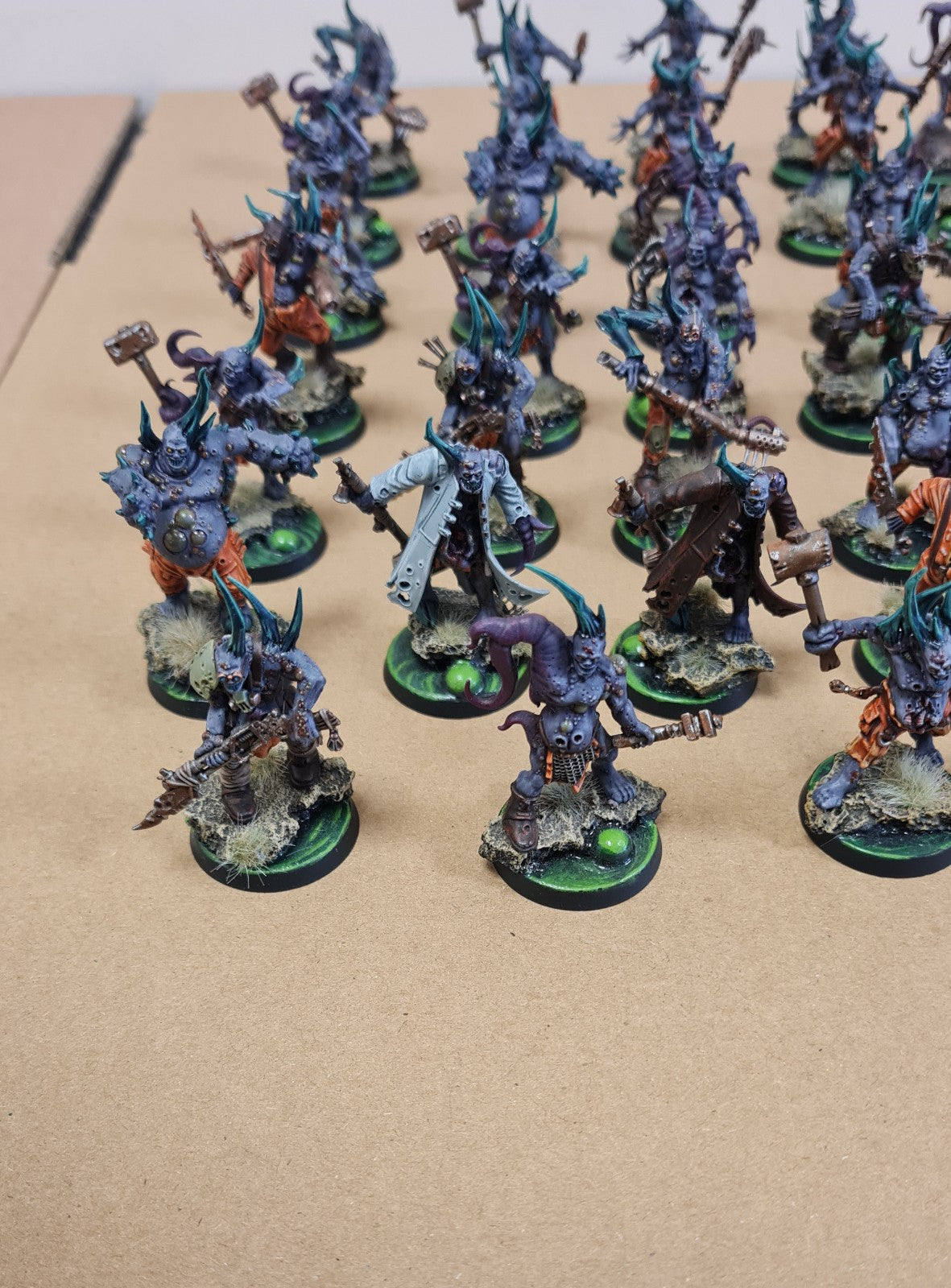 Warhammer 40k Death Guard Pox Walkers X 40 Nicely Painted