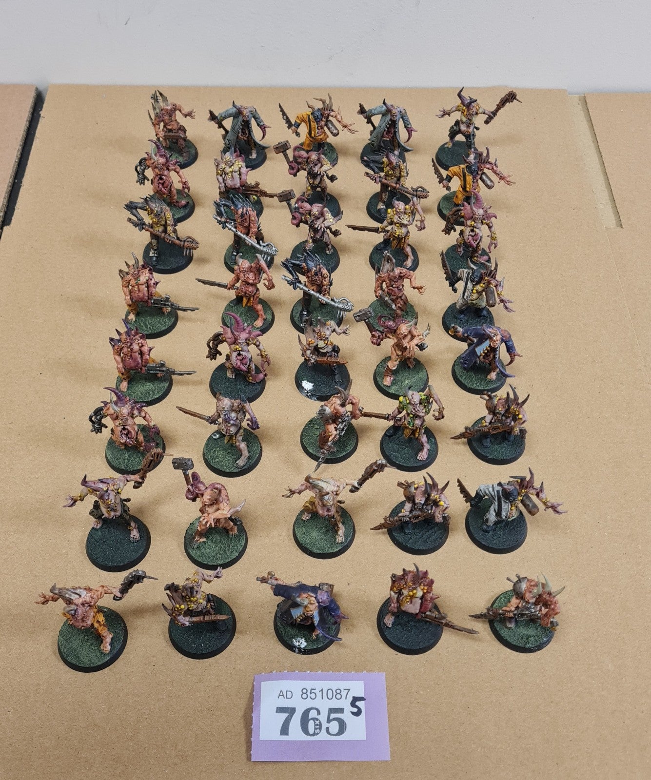 Warhammer 40k Death Guard Pox Walkers X 40 Nicely Painted