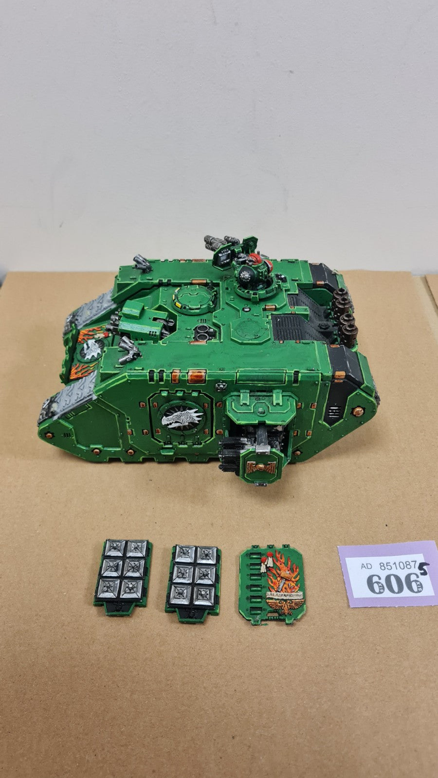 Warhammer 40k Space Marine Land Raider With Salamander Forgeworld Doors