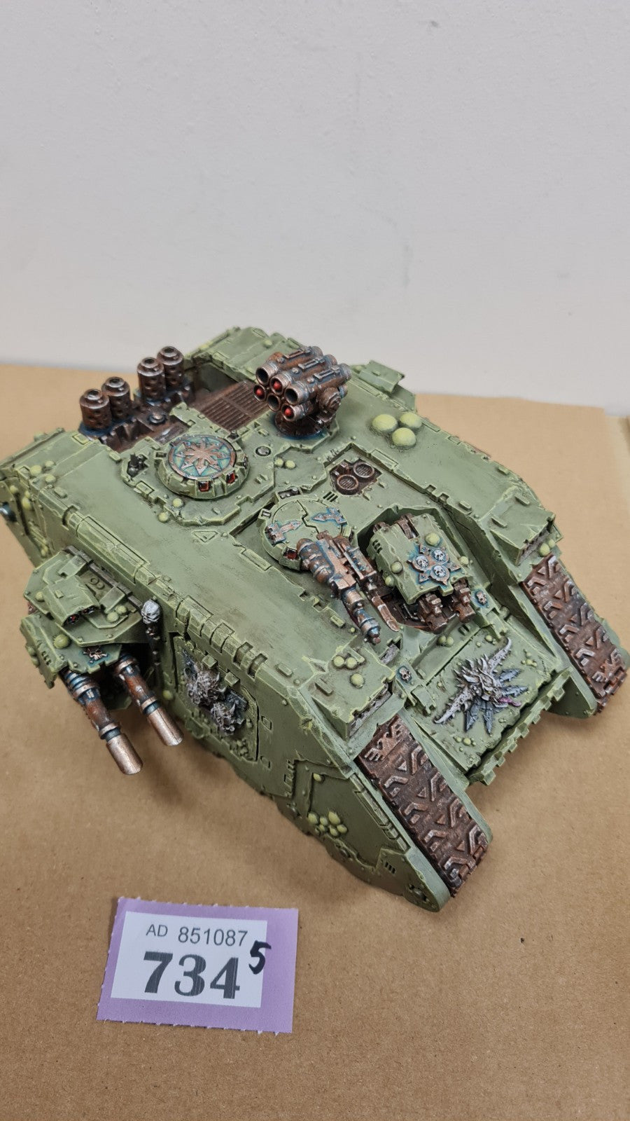 Warhammer 40k Death Guard Land Raider With Forgeworld Doors Well Painted