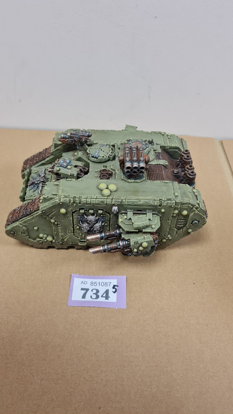 Warhammer 40k Death Guard Land Raider With Forgeworld Doors Well Painted