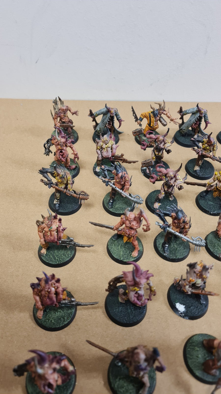 Warhammer 40k Death Guard Pox Walkers X 40 Nicely Painted