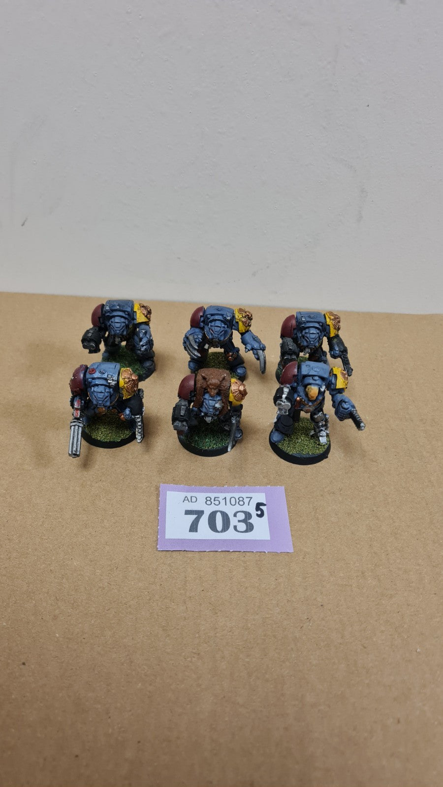 Warhammer 40k Space Marine Space Wolf Terminators X 6