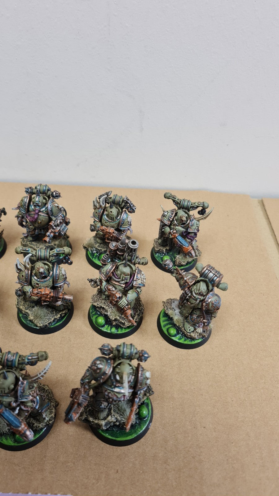 Warhammer 40k Death Guard Plague Marines X 13 Well Painted