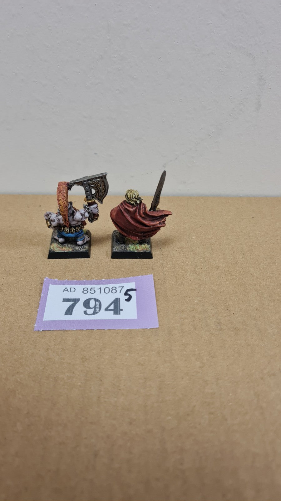 Warhammer Fantasy Gotrek And Felix Nicely Painted