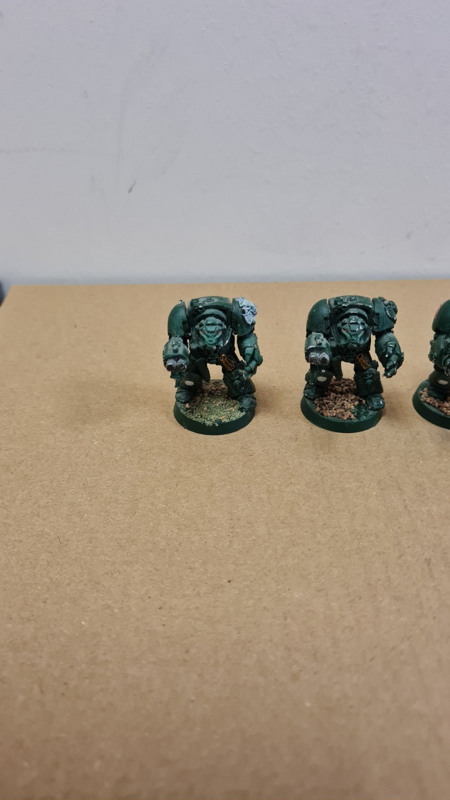 Warhammer 40k Space Marine Terminators X 5 Metal Oop