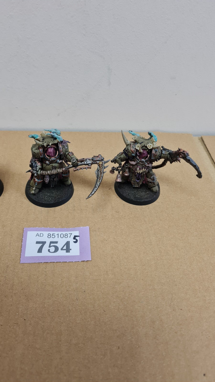 Warhammer 40k Deathguard Deathshroud Terminators Well Painted