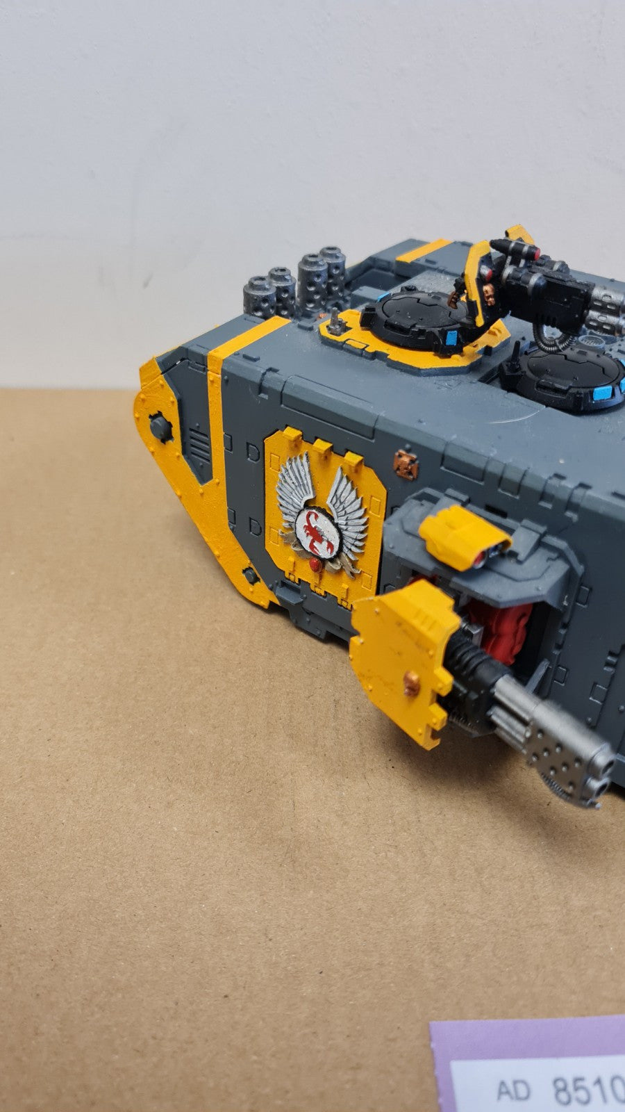 Warhammer 40k Space Marine Land Raider Redeemer With Red Scorpion Doors