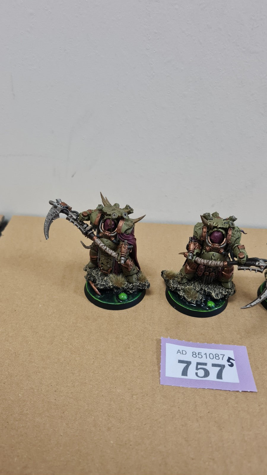 Warhammer 40k Deathguard Deathshroud Terminators Well Painted