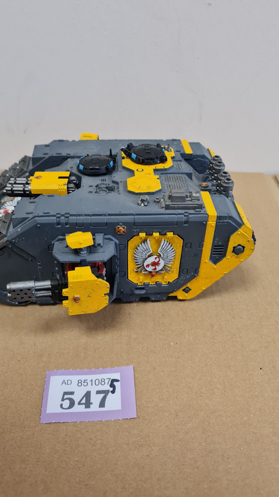 Warhammer 40k Space Marine Land Raider Redeemer With Red Scorpion Doors