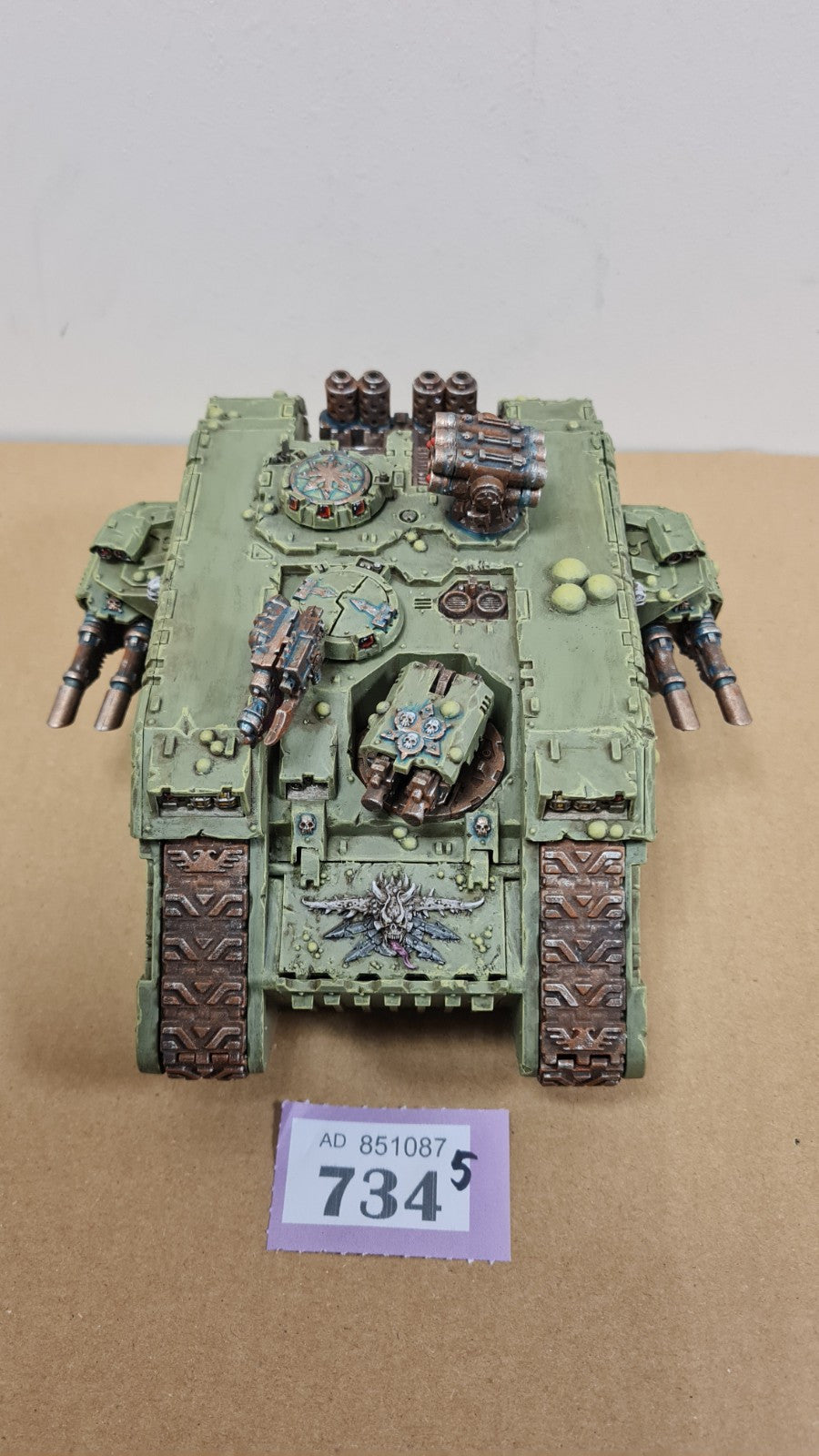 Warhammer 40k Death Guard Land Raider With Forgeworld Doors Well Painted