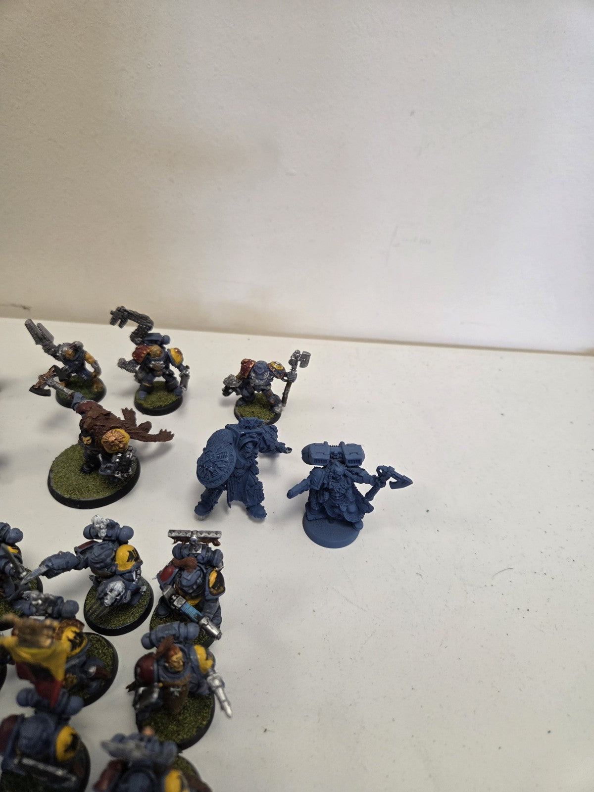 Warhammer 40k Space Marine Space Wolf Army  Lots Of Metals