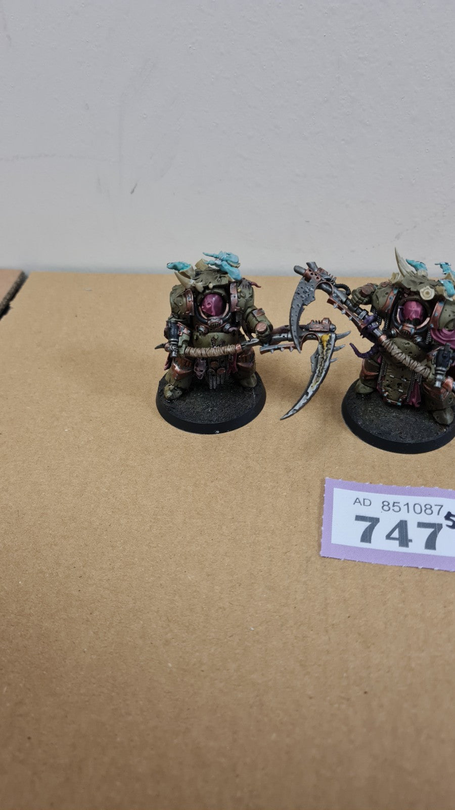 Warhammer 40k Deathguard Deathshroud Terminators Well Painted