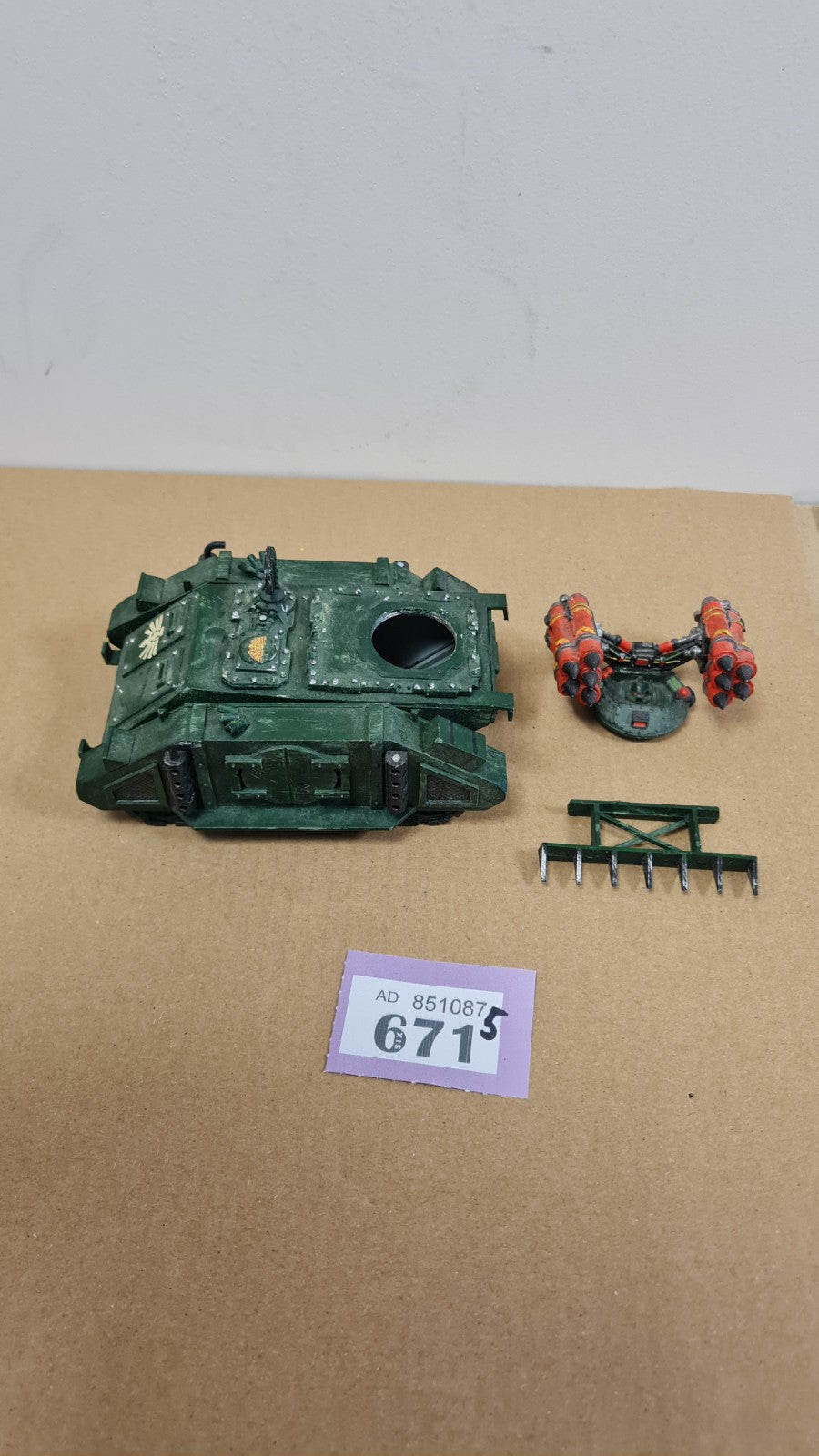 Warhammer 40k Space Marine Whirlwind Tank Metal