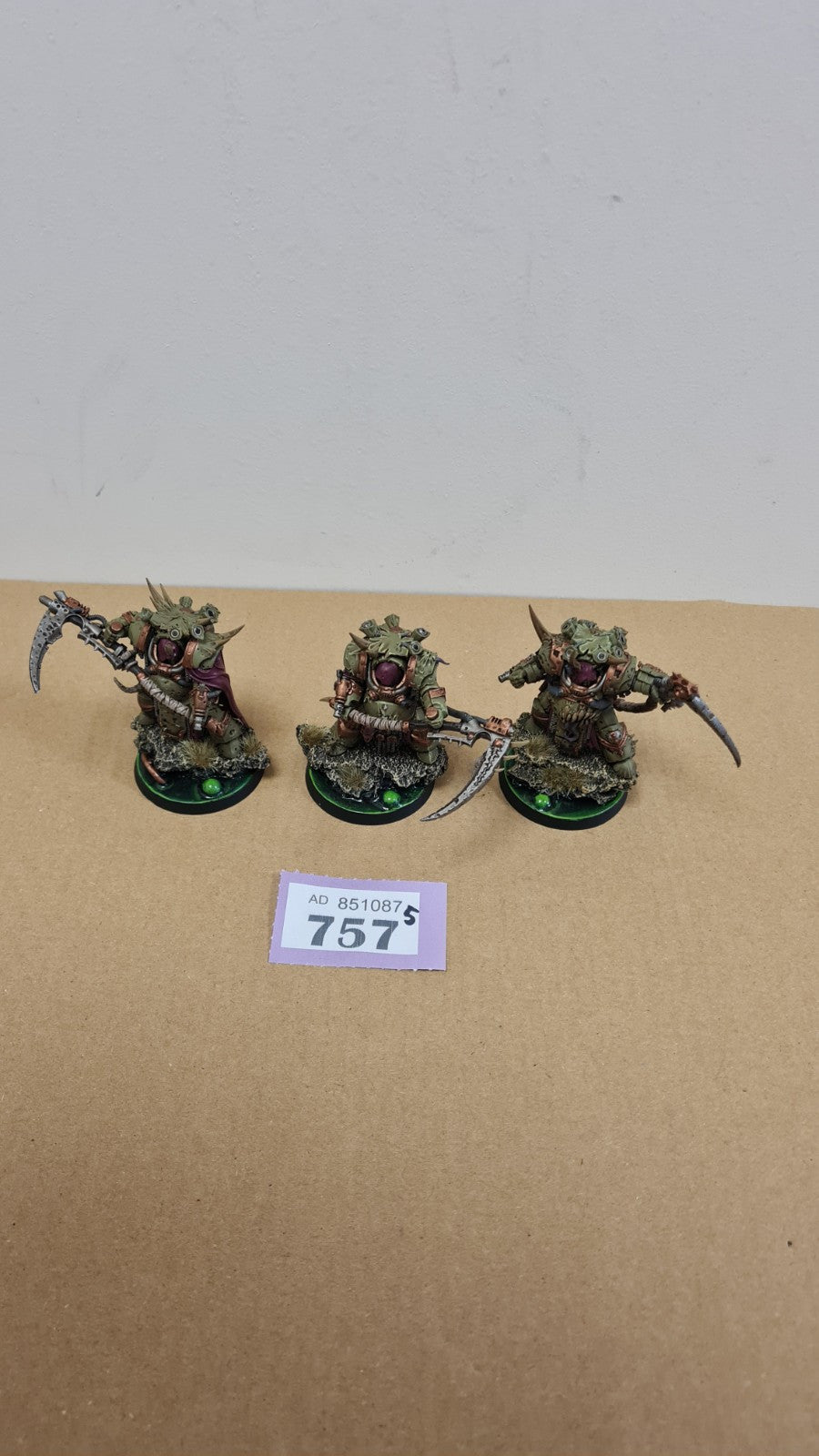 Warhammer 40k Deathguard Deathshroud Terminators Well Painted